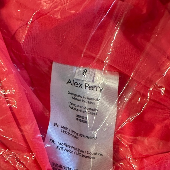 NWT Alex Perry Marin Ruched Lycra Midi Dress AU8/ US04 - Picture 6 of 6